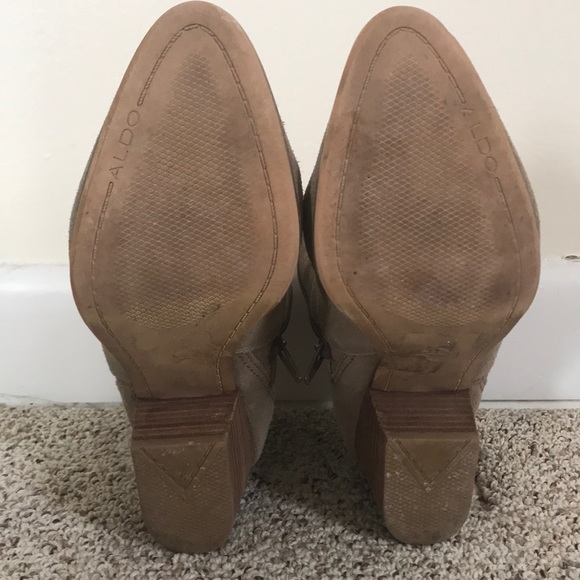 Tan Booties - Picture 7 of 8